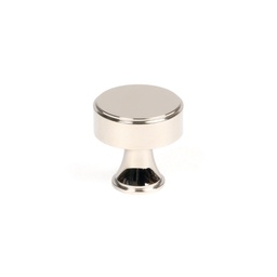 [50512] Polished Nickel Scully Cabinet Knob - 25mm - 50512