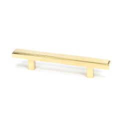 [50492] Polished Brass Scully Pull Handle - Small - 50492