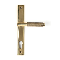 [50604] Polished Brass Brompton Slimline Lever Espag. Lock Set - 50604