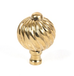 [83550] Polished Brass Spiral Cabinet Knob - Small - 83550