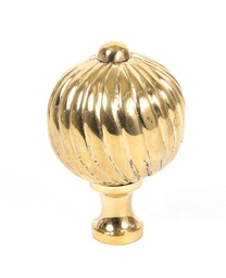 [83552] Polished Brass Spiral Cabinet Knob - Large - 83552