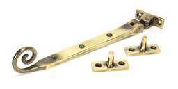 [83567] Aged Brass 8&quot; Monkeytail Stay - 83567