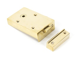 [83570] Polished Brass Left Hand Bathroom Latch - 83570