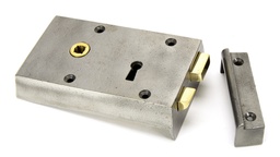 [83583] Iron Left Hand Rim Lock - Small - 83583