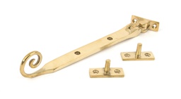 [83594] Polished Brass 8&quot; Monkeytail Stay - 83594