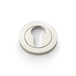 [AW390PNPVD] Alexander & Wilks Concealed Fix Escutcheon Euro Profile - Polished Nickel PVD