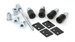 [83640] Black Secure Stops (Pack of 4) - 83640