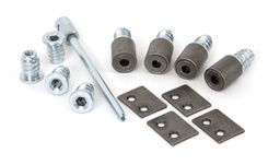 [83644] Antique Pewter Secure Stops (Pack of 4) - 83644
