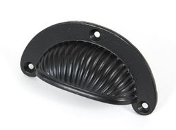 [83677] Black 3&quot; Flower Drawer Pull - 83677