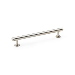 [AW814-160-SN] Alexander & Wilks Round T-bar Cabinet Pull Handle - Satin Nickel - Centres 160mm