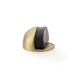 [AW631SB] Alexander & Wilks Shield Floor Mounted Door Stop - Satin Brass