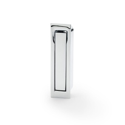 [AW990PC] Alexander & Wilks Square Sliding Door Edge Pull - Polished Chrome