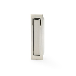 [AW990SN] Alexander & Wilks Square Sliding Door Edge Pull - Satin Nickel
