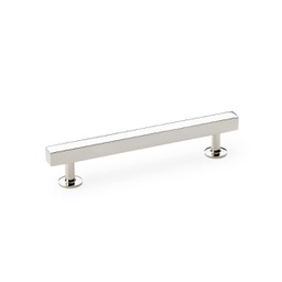 [AW815-128-PN] Alexander & Wilks Square T-bar Cabinet Pull Handle - Polished Nickel - Centres 128mm