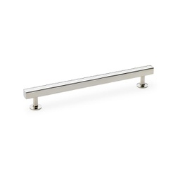 [AW815-192-PN] Alexander & Wilks Square T-bar Cabinet Pull Handle - Polished Nickel - Centres 192mm