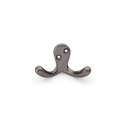 [AW773DBZ] Alexander & Wilks Victorian Double Robe Hook - Dark Bronze