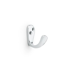 [AW774SC] Alexander & Wilks Victorian Single Robe Hook - Satin Chrome