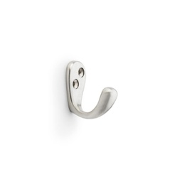 [AW774SN] Alexander & Wilks Victorian Single Robe Hook - Satin Nickel