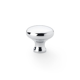 [AW836-32-PC] Alexander & Wilks Wade Round Cupboard Knob - Polished Chrome - 32mm