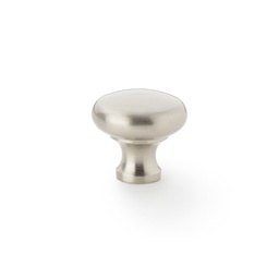 [AW836-32-SN] Alexander & Wilks Wade Round Cupboard Knob - Satin Nickel - 32mm