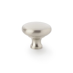 [AW836-38-SN] Alexander & Wilks Wade Round Cupboard Knob - Satin Nickel - 38mm