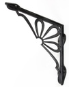 Black 9" x 9'' Flower Shelf Bracket - 83788