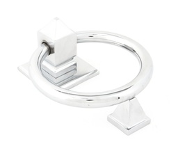 [83837] Polished Chrome Ring Door Knocker - 83837