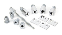 [83942] Polished Chrome Secure Stops (Pack of 4) - 83942