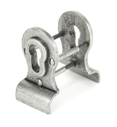 [90040] Pewter 50mm Euro Door Pull (Back to Back fixings) - 90040