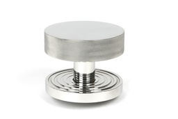 [46768] Polished Marine SS (316) Brompton Centre Door Knob (Beehive) - 46768