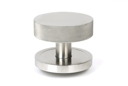 [46770] Satin Marine SS (316) Brompton Centre Door Knob (Plain) - 46770