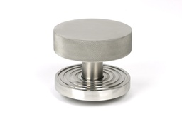 [46772] Satin Marine SS (316) Brompton Centre Door Knob (Beehive) - 46772
