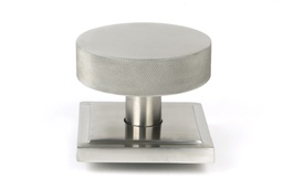 [46773] Satin Marine SS (316) Brompton Centre Door Knob (Square) - 46773