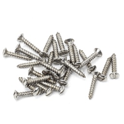 [91243] Stainless Steel 4x¾&quot; Countersunk Raised Head Screws (25) - 91243