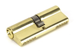 [91855] Lacquered Brass 40/40 Euro Cylinder - 91855