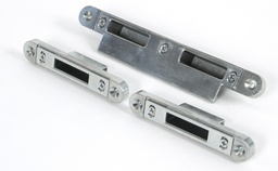 [91909] Bright Zinc Plated Espag Keep Set - 44mm Door - 91909