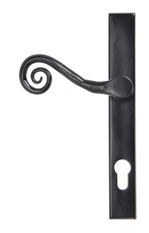 [33037L] Black Monkeytail Slimline Lever Espag. Lock Set - LH - 33037L