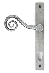 [33038R] Pewter Monkeytail Slimline Lever Espag. Lock Set - RH - 33038R