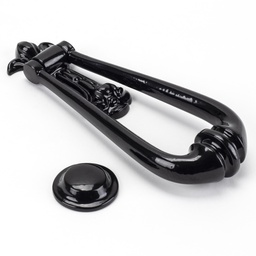 [73379M] Black Loop Door Knocker - 73379M