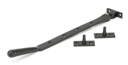 [46154] Aged Bronze 10&quot; Hammered Newbury Stay - 46154