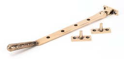 [46157] Polished Bronze 10&quot; Hammered Newbury Stay - 46157