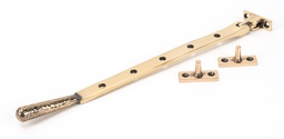[46158] Polished Bronze 12&quot; Hammered Newbury Stay - 46158