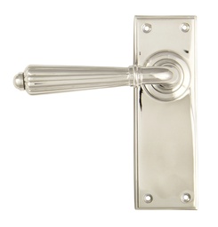 [45323] Polished Nickel Hinton Lever Latch Set - 45323