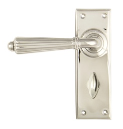 [45324] Polished Nickel Hinton Lever Bathroom Set - 45324