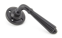 [45327] Aged Bronze Hinton Lever on Rose Set - 45327