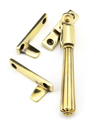 [45344] Aged Brass Night-Vent Locking Hinton Fastener - 45344
