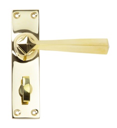 [91971] Polished Brass Straight Lever Bathroom Set - 91971