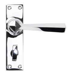 [91972] Polished Chrome Straight Lever Bathroom Set - 91972