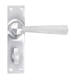 [91973] Satin Chrome Straight Lever Bathroom Set - 91973