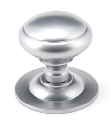 [91979] Satin Chrome Round Centre Door Knob - 91979